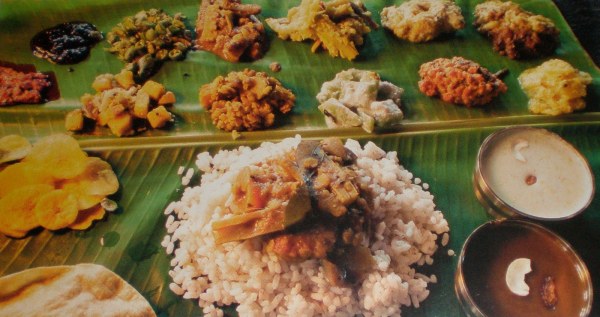 Food on Banana leaf