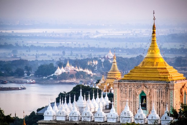 Myanmar Temple Burma Mandalay Pagoda Stupa